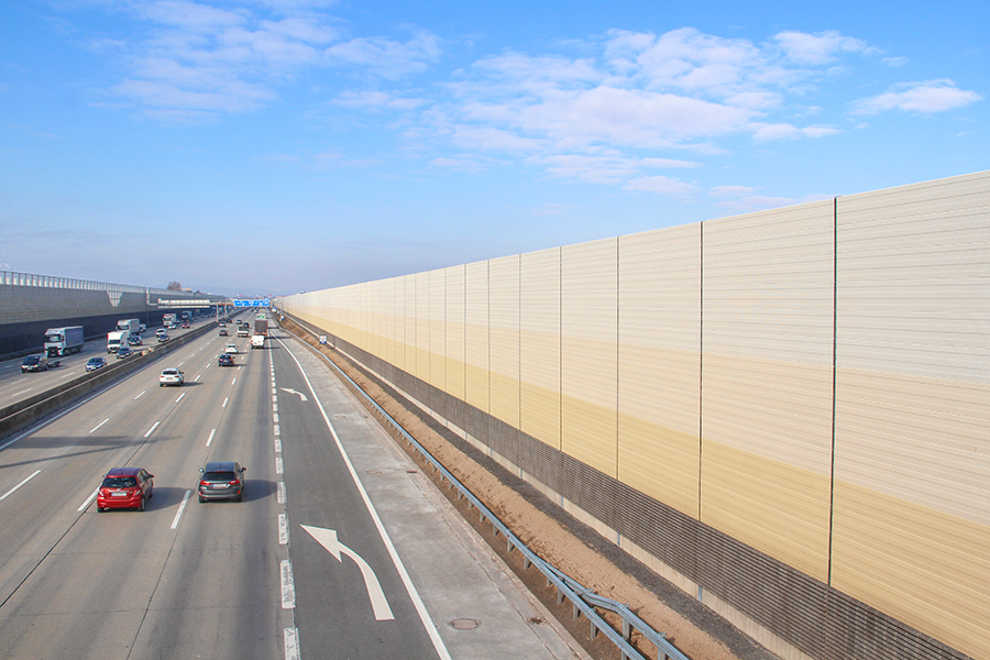 Lärmschutz A2 Biedermannsdorf