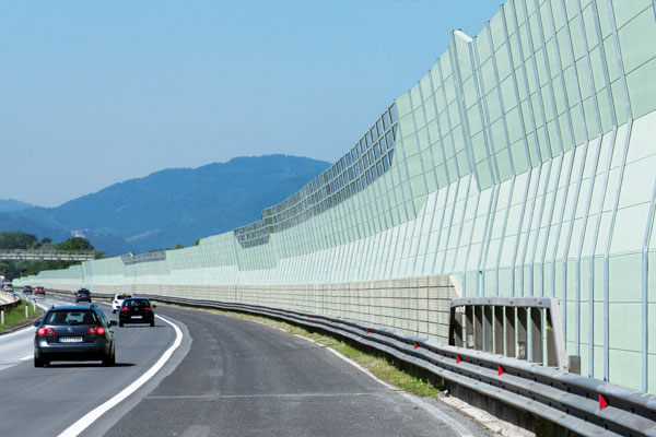 Lärmschutzwand Autobahn