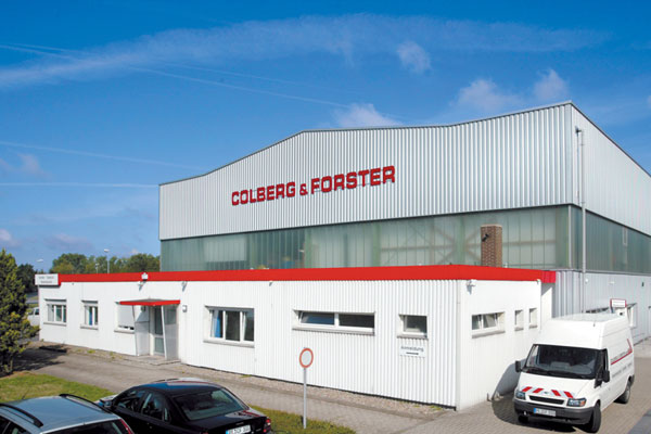 Außenansicht Firmengebäude Colberg & Forster Hersteller von Lärmschutzwänden
